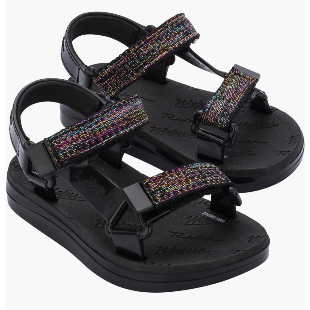 Girls Boys Unisex size 10 Mini Melissa Papete Rider Sandal NWT